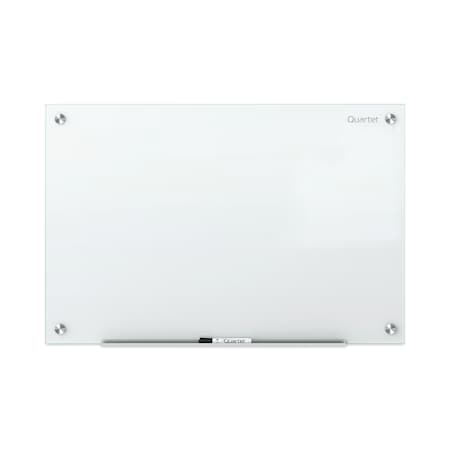 Quartet Infinity Magnetic Glass Marker Board, 36 x 24, White G3624W